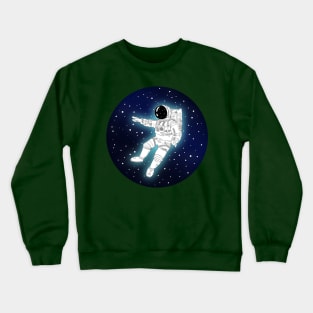 Astronaut Adrift in Space Crewneck Sweatshirt